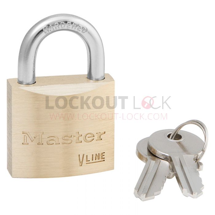 Masterlock 4130 Vline Brass Padlock