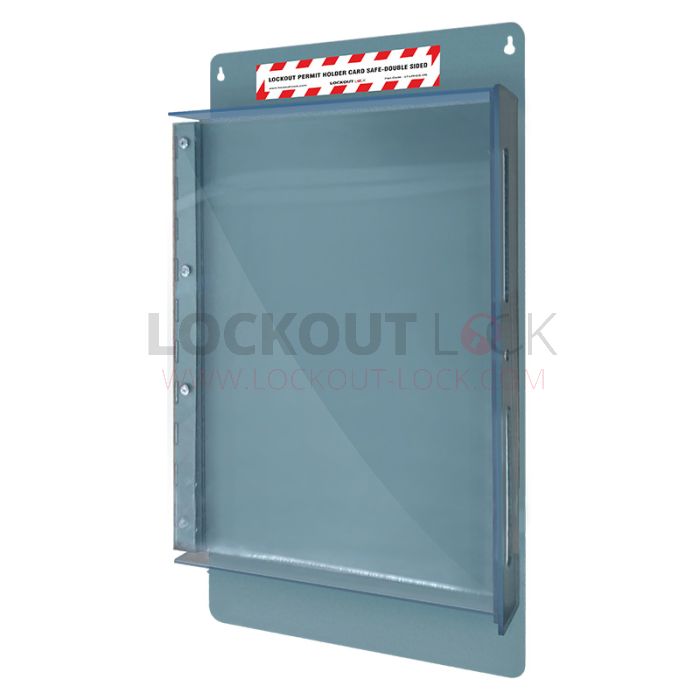 Lockout Lock LT-LPHCS-Double Lockout Permit Holder Card Safe (Double Side)