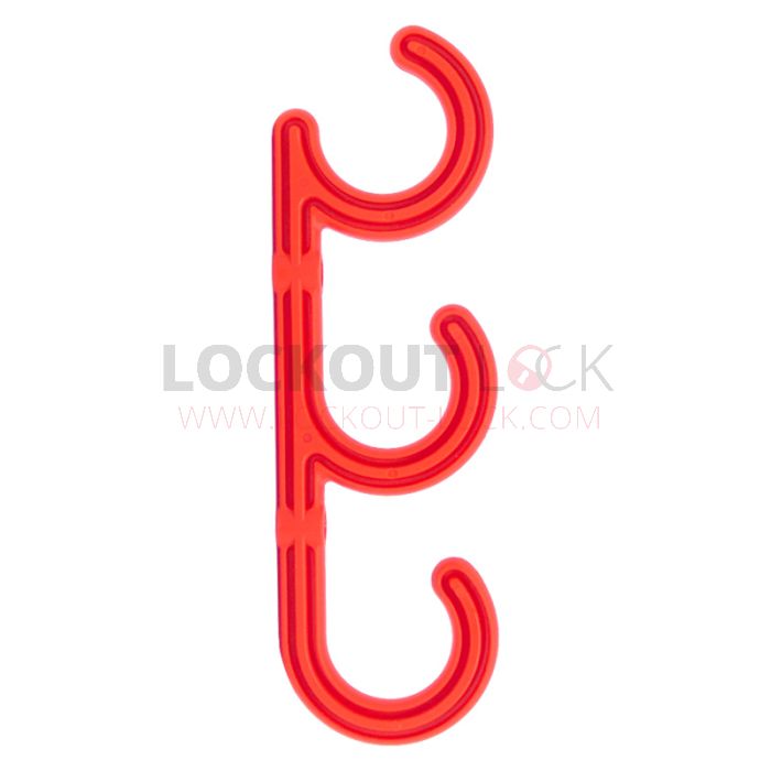 Lockout Lock LT-SCH-MTH Mounted Tri Hooks - Set of 10